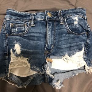 American Eagle high rise shortie.